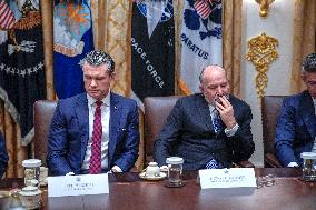 Trump Holds a Cabinet Meeting - Washington, DC