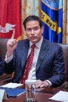 Trump Holds a Cabinet Meeting - Washington, DC