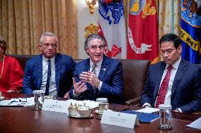 Trump Holds a Cabinet Meeting - Washington, DC