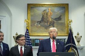 Trump Makes an Announcement About Trump Accounts - Washington, DC