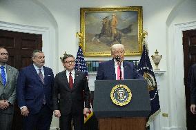 Trump Makes an Announcement About Trump Accounts - Washington, DC