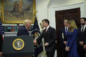 Trump Makes an Announcement About Trump Accounts - Washington, DC