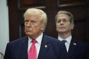 Trump Makes an Announcement About Trump Accounts - Washington, DC