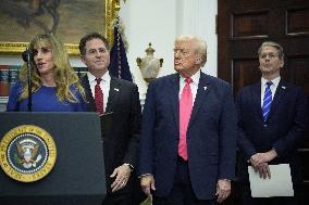 Trump Makes an Announcement About Trump Accounts - Washington, DC