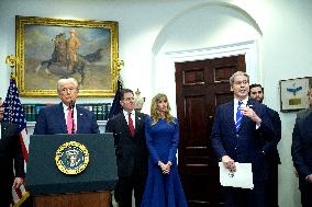 Trump Makes an Announcement About Trump Accounts - Washington, DC