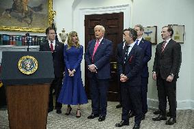 Trump Makes an Announcement About Trump Accounts - Washington, DC