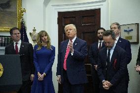 Trump Makes an Announcement About Trump Accounts - Washington, DC