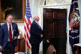 Trump Holds a Cabinet Meeting - Washington, DC