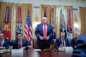 Trump Holds a Cabinet Meeting - Washington, DC