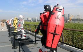 NIKE AIR JORDAN x Bandai Gundam Co-branded Robot Model