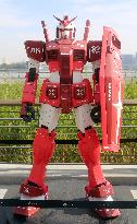 Rednote x Bandai Gundam Co-branded Red-painted Robot Mode