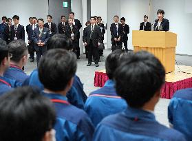 Japan PM visits crippled Fukushima plant
