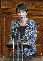 Japan PM Takaichi in parliament
