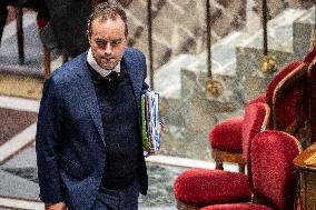 Debate On The 2026 Social Security Budget Bill At National Assembly - Paris