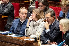 Debate On The 2026 Social Security Budget Bill At National Assembly - Paris
