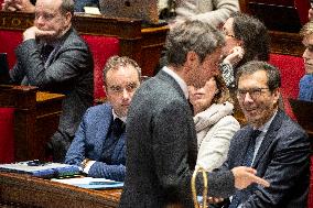 Debate On The 2026 Social Security Budget Bill At National Assembly - Paris