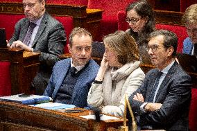 Debate On The 2026 Social Security Budget Bill At National Assembly - Paris