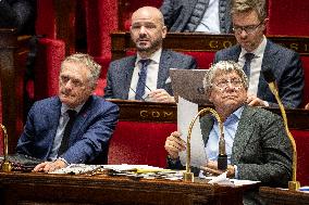 Debate On The 2026 Social Security Budget Bill At National Assembly - Paris