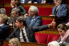 Debate On The 2026 Social Security Budget Bill At National Assembly - Paris