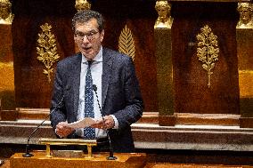 Debate On The 2026 Social Security Budget Bill At National Assembly - Paris
