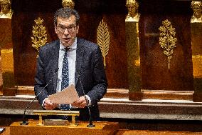 Debate On The 2026 Social Security Budget Bill At National Assembly - Paris