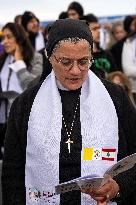 Pope Leo XIV Leads A Holy Mass at Beirut's Waterfront - Lebanon