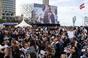 Pope Leo XIV Leads A Holy Mass at Beirut's Waterfront - Lebanon