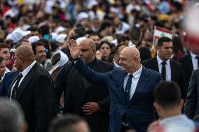 Pope Leo XIV Leads A Holy Mass at Beirut's Waterfront - Lebanon