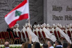 Pope Leo XIV Leads A Holy Mass at Beirut's Waterfront - Lebanon