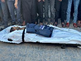 Gaza Journalist Killed In Drone Strike