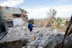 Nablus Home Destroyed In Israeli Raid - West Bank