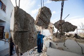 Nablus Home Destroyed In Israeli Raid - West Bank