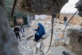 Nablus Home Destroyed In Israeli Raid - West Bank