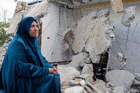 Nablus Home Destroyed In Israeli Raid - West Bank