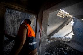 Nablus Home Destroyed In Israeli Raid - West Bank