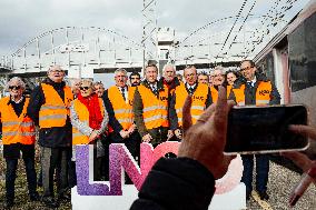 Visit of the LGV Toulouse - Bordeaux Site - Saint-Jory