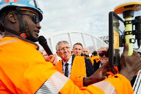 Visit of the LGV Toulouse - Bordeaux Site - Saint-Jory