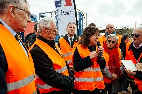 Visit of the LGV Toulouse - Bordeaux Site - Saint-Jory