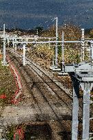 Visit of the LGV Toulouse - Bordeaux Site - Saint-Jory