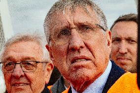 Visit of the LGV Toulouse - Bordeaux Site - Saint-Jory