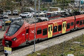 Visit of the LGV Toulouse - Bordeaux Site - Saint-Jory