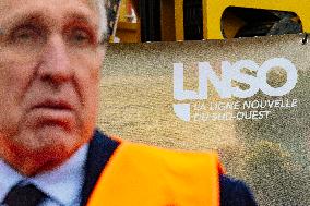 Visit of the LGV Toulouse - Bordeaux Site - Saint-Jory