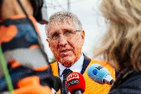 Visit of the LGV Toulouse - Bordeaux Site - Saint-Jory