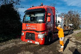 Visit of the LGV Toulouse - Bordeaux Site - Saint-Jory