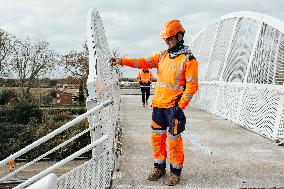 Visit of the LGV Toulouse - Bordeaux Site - Saint-Jory