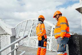 Visit of the LGV Toulouse - Bordeaux Site - Saint-Jory