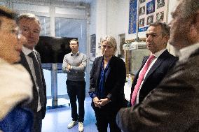 Stephanie Rist visits the Institute of Myology - Paris