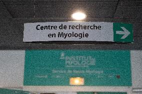 Stephanie Rist visits the Institute of Myology - Paris