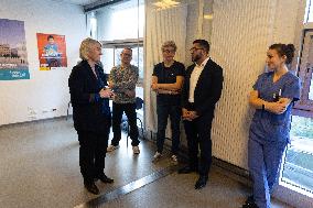 Stephanie Rist visits the Institute of Myology - Paris