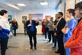 Stephanie Rist visits the Institute of Myology - Paris